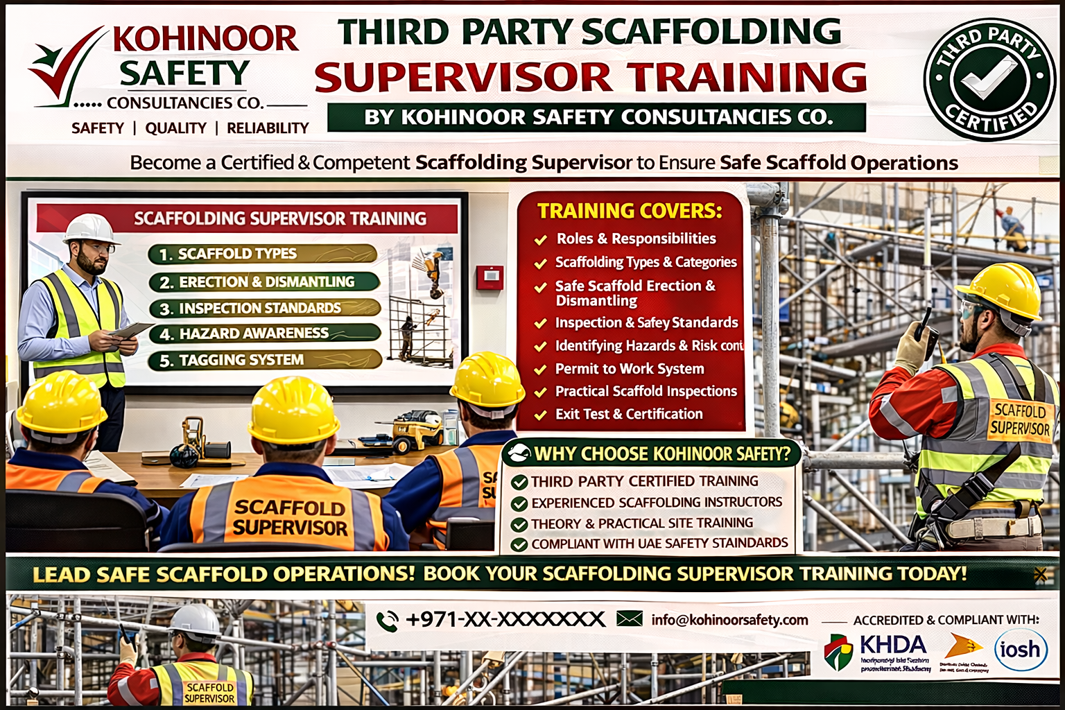 Third-Party Safety Training for  Scaffolding Supervisor